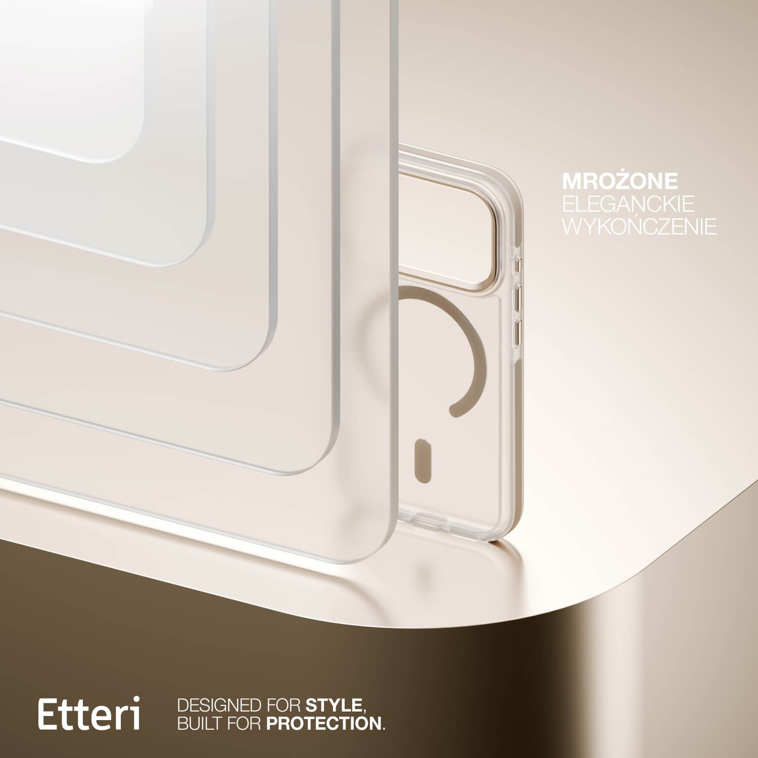 Etteri Icy Mag metalowe przyciski i wyspa aparatu